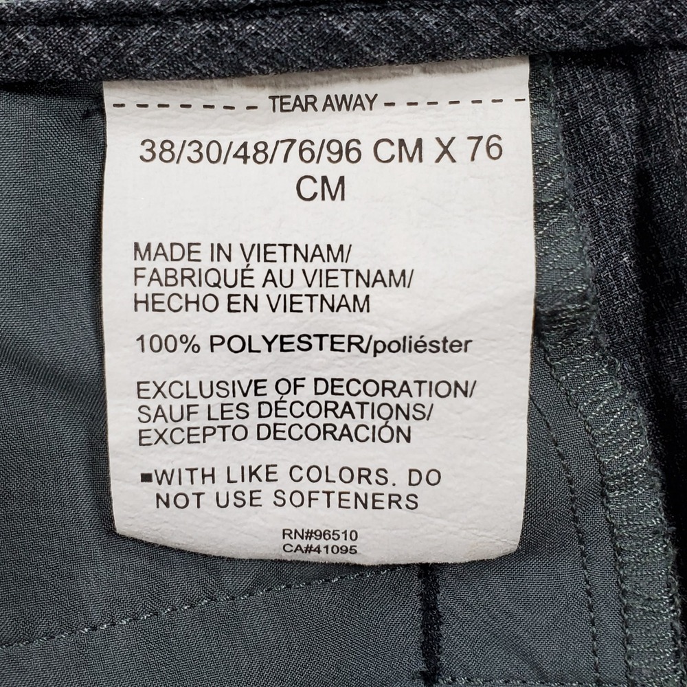 Under Armour Mens 38x30 Golf Dress Pants Gray Performance Stretch Flat Front - Picture 9 of 11